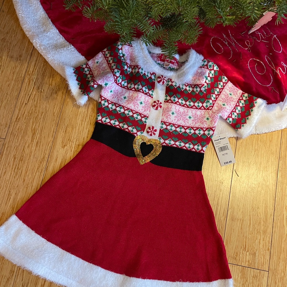 🎄 SUPER cute girls Xmas sweater dress 🎄